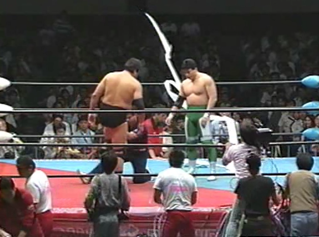 Mitsuharu Misawa vs. Jumbo Tsuruta from AJPW 1991 | Views from the ...